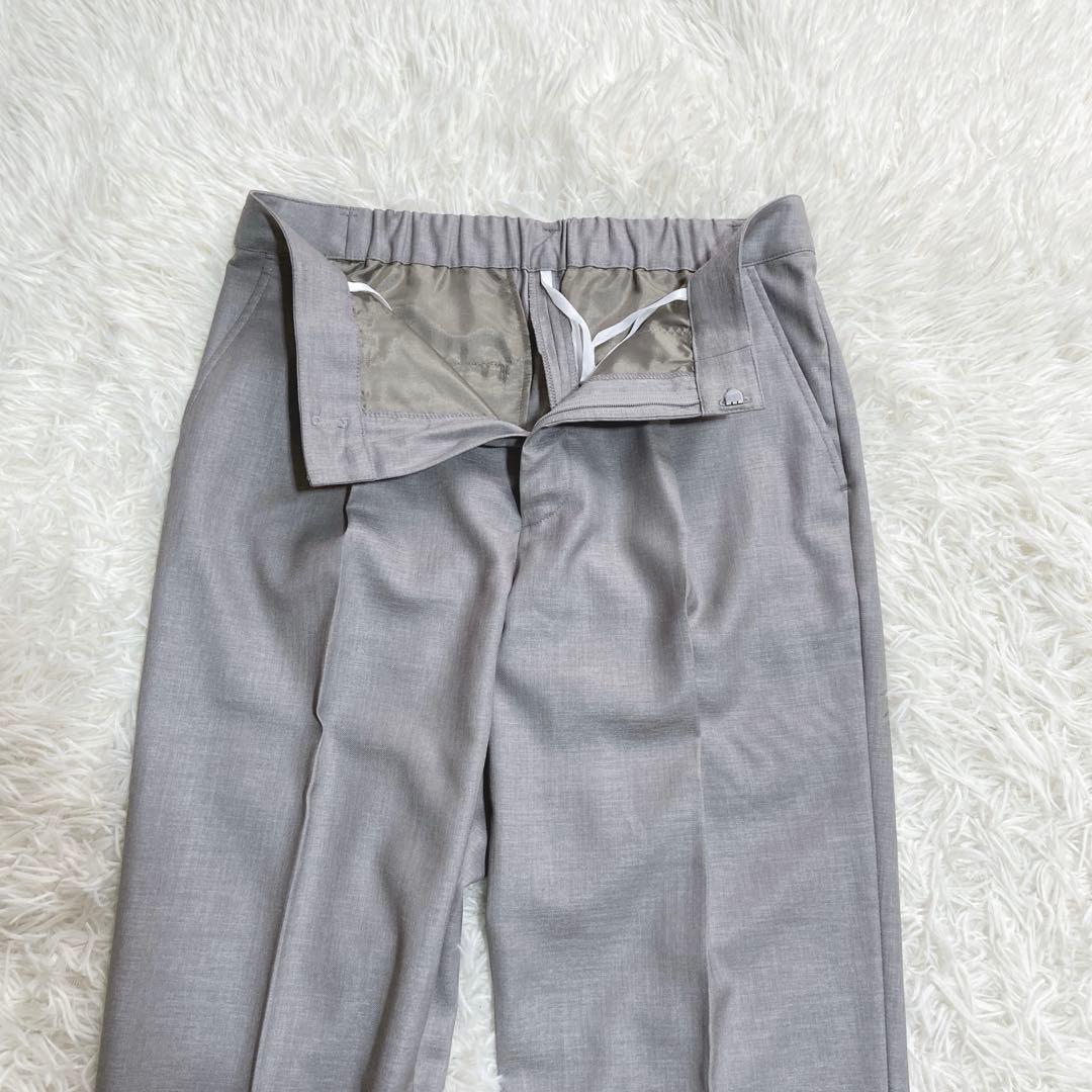 美品　ジェイプレス セットアップ ストレッチ　ノーカラー テーパード　洗える