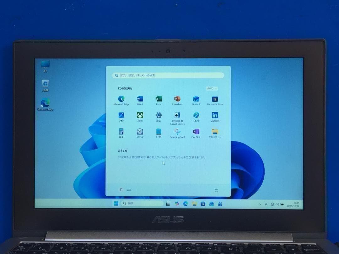 ASUS UX21A 11.6 型フル/SSD256/Office/Win11