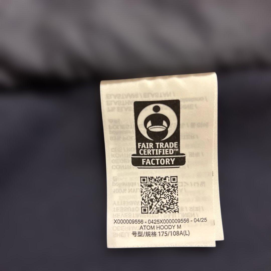 ARC'TERYX Atom Hoody Lサイズ　ブラックサファイア