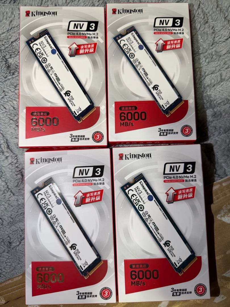 内蔵型SSD Kingston NV3 M.2 SSD 6000MB/s