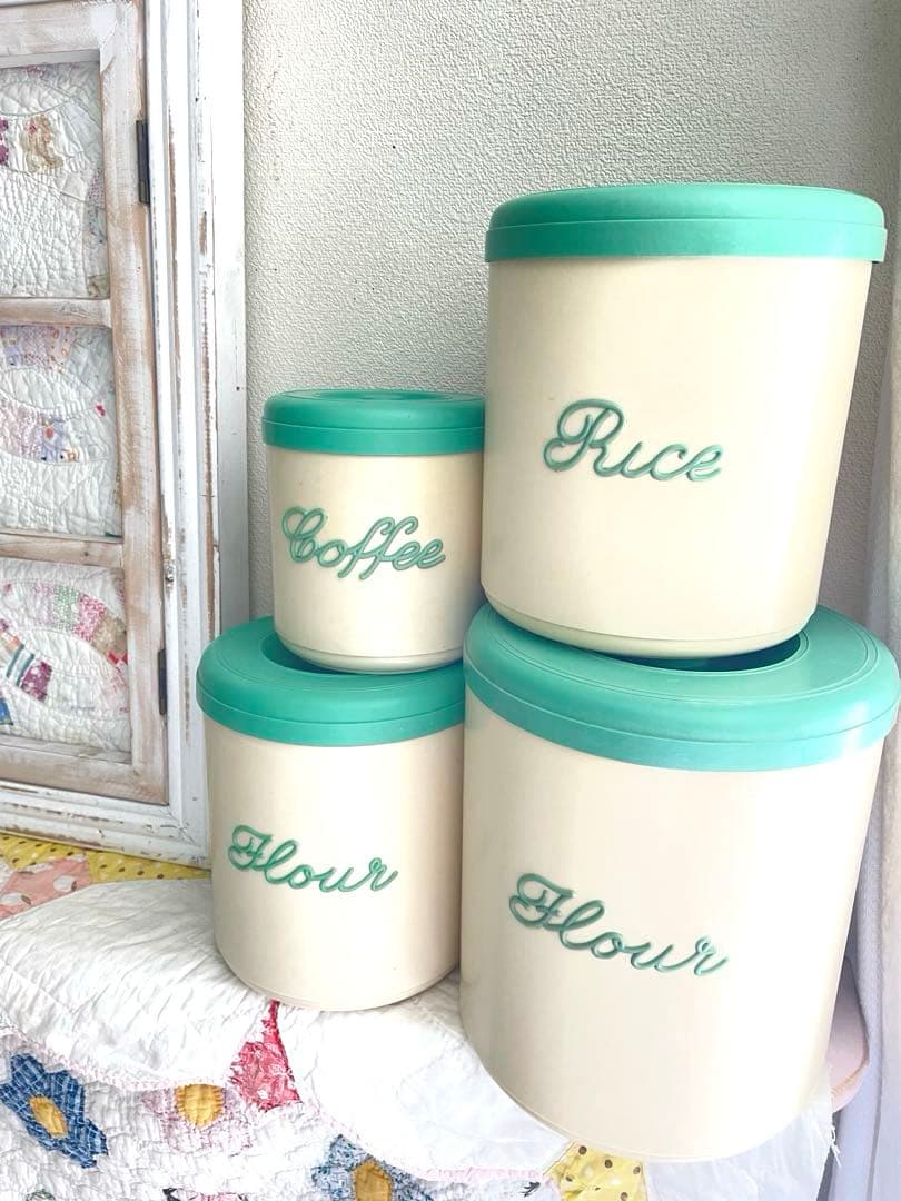 ヴィンテージNally Ware ナリーウェアキャニスター4点GREE·͜· ♡