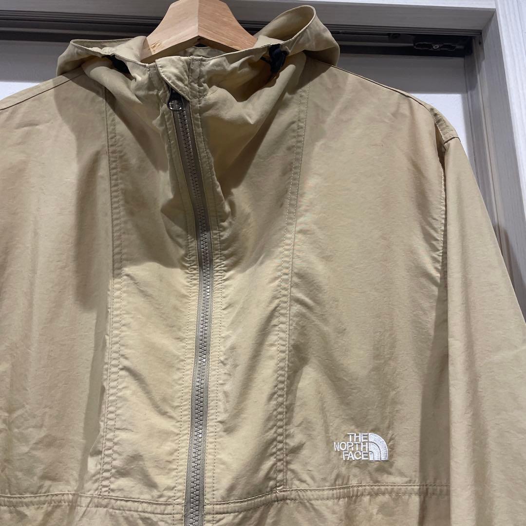 THE NORTH FACE Lサイズ　コンパクトジャケット ベージュ ナイロン