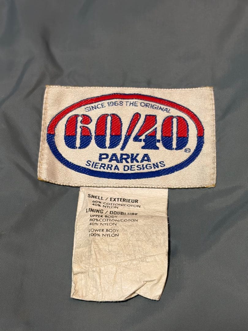 美品‼️ シエラデザイン マウンテンパーカー USA製 60/40 三本杉