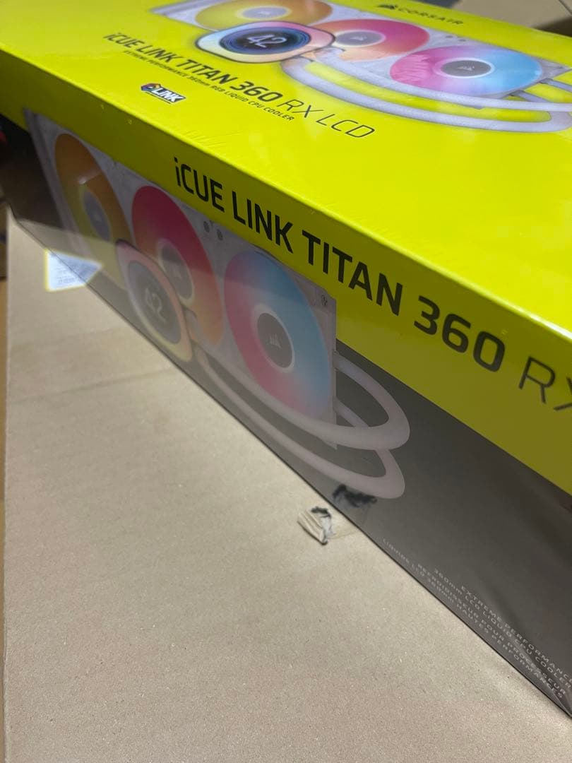 iCUE LINK TITAN 360 RX LCD RGB液体CPUクーラー