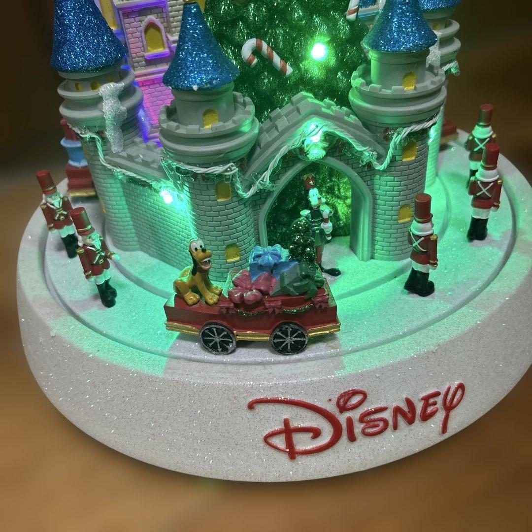Disney クリスマスツリー お城の装飾品　イルミネーション