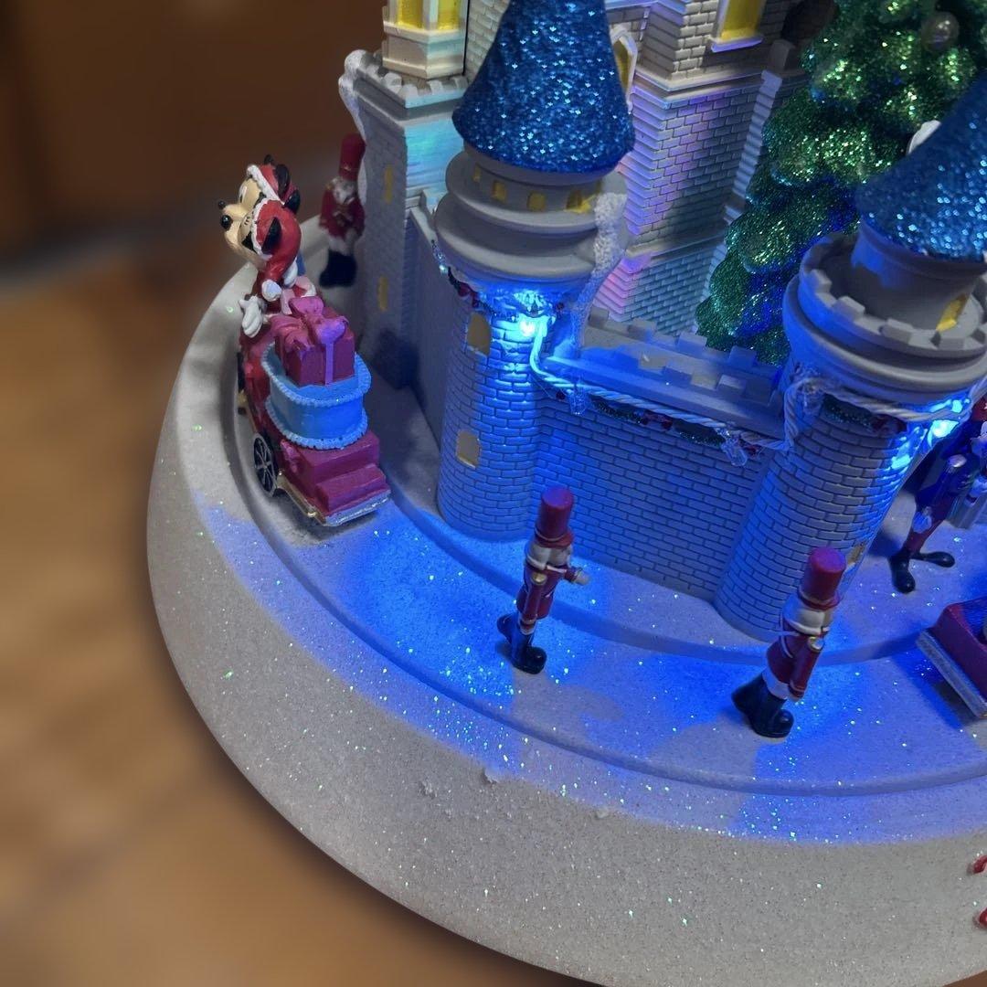 Disney クリスマスツリー お城の装飾品　イルミネーション