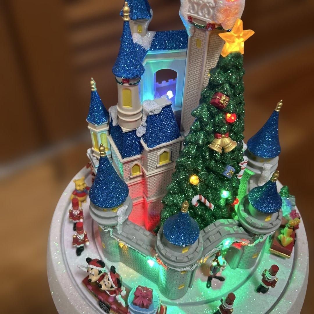 Disney クリスマスツリー お城の装飾品　イルミネーション