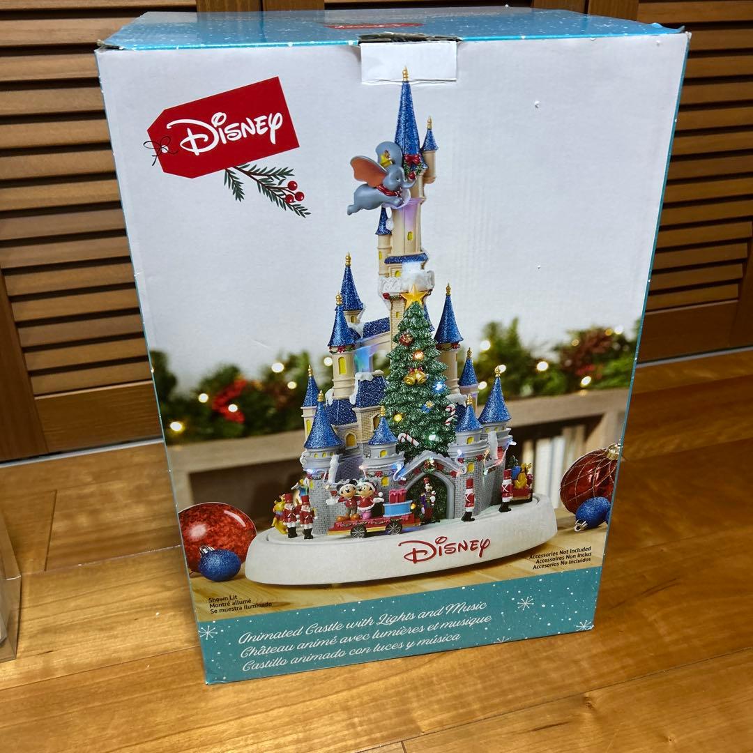 Disney クリスマスツリー お城の装飾品　イルミネーション