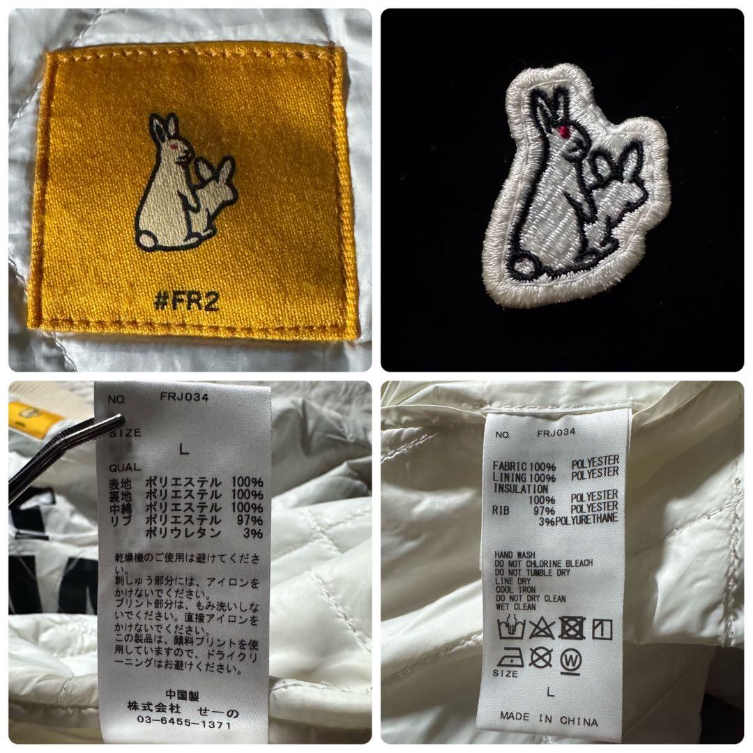 き*し様 美品/希少✨FR2 スカジャン　別珍　ベロア　刺繍　ブラック　L