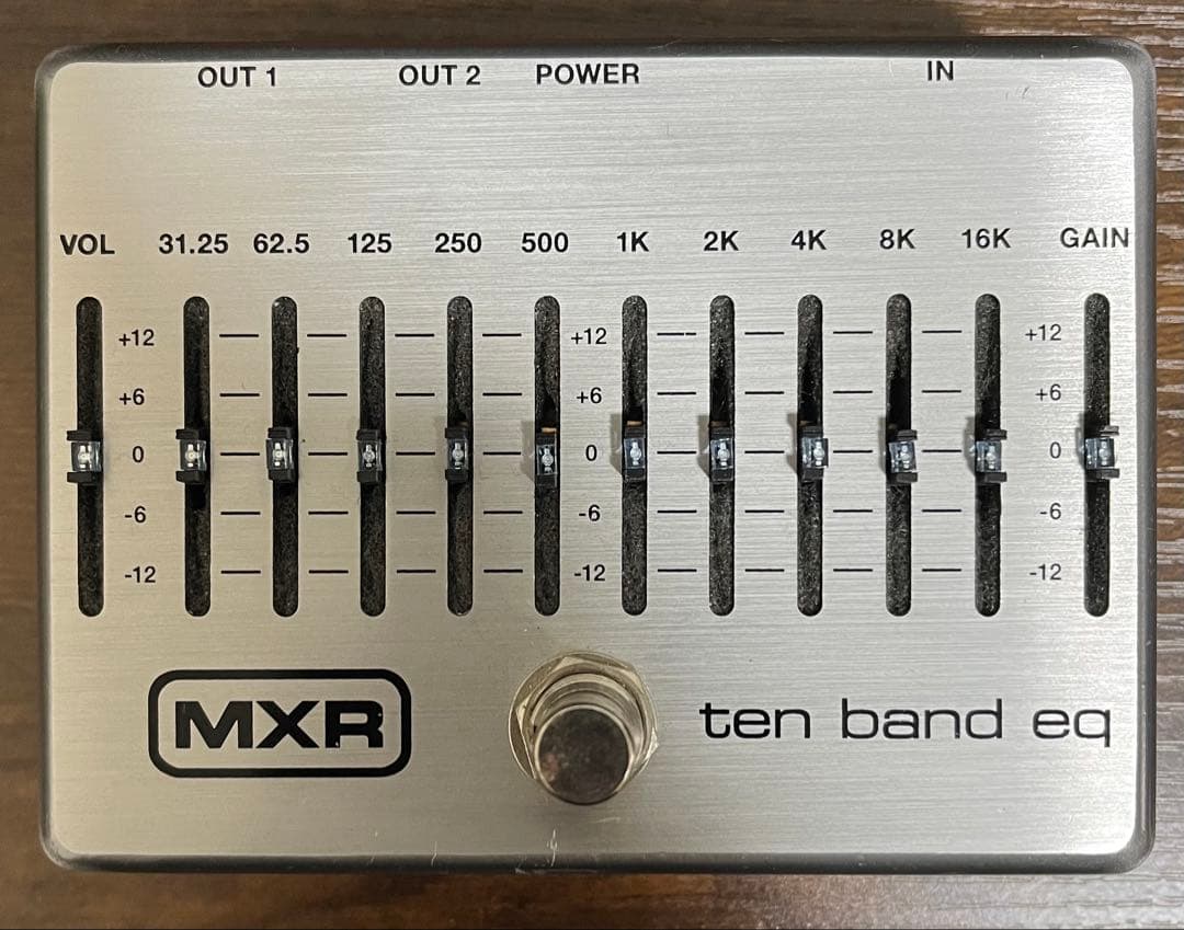 MXR ten band eq ギターエフェクター（箱無し）アダプター付き