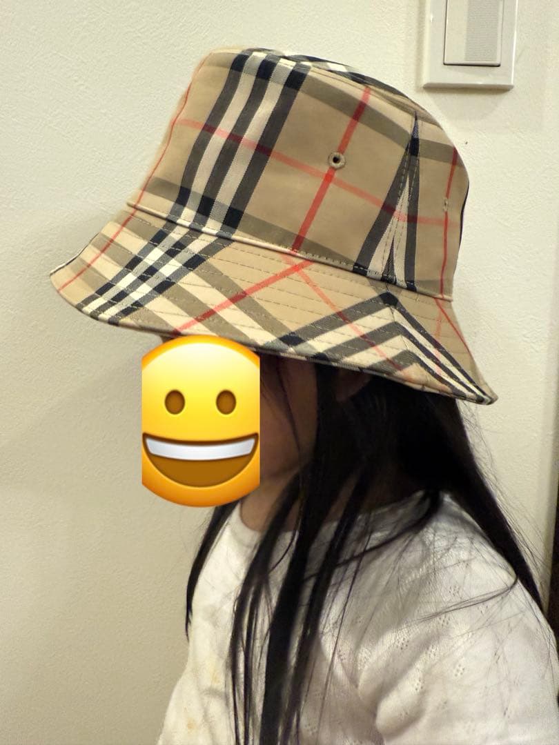 バーバリー チェック柄 バケットハット