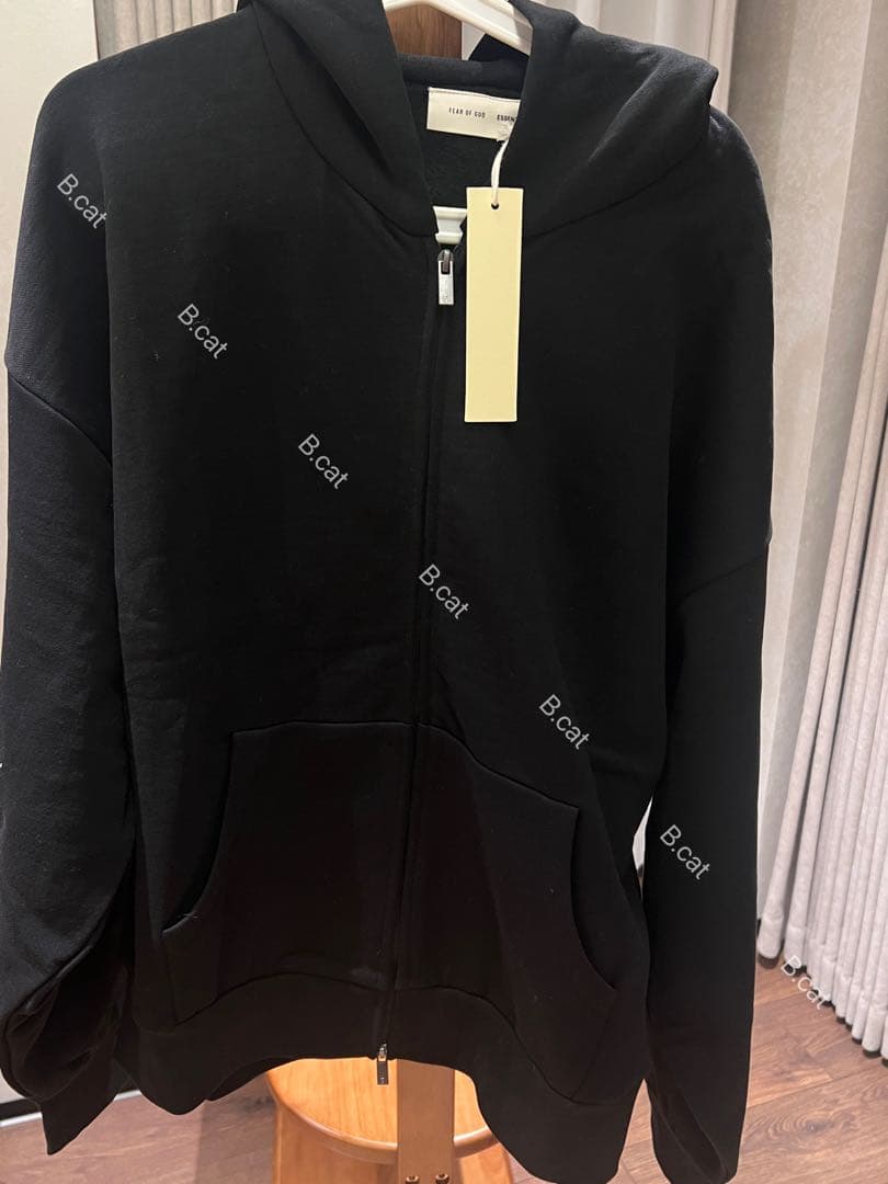 FEAR OF GOD ESSENTIALSジップアップ パーカーL