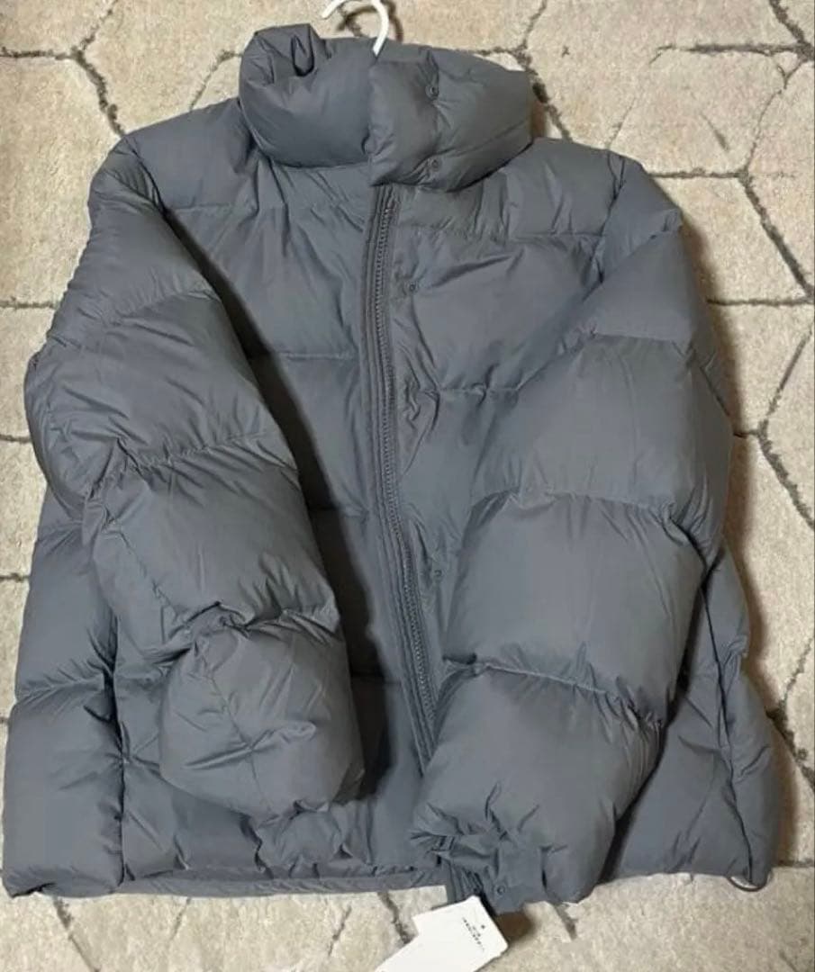 【新品】パウダーソフトダウンジャケット BLUE M