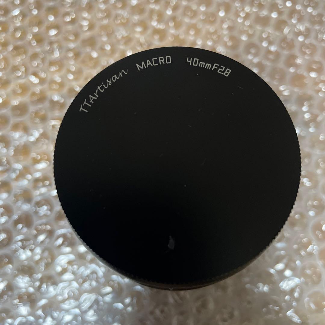 銘匠光学 TTArtisan 40/2.8 MACRO CフジフイルAXブラック
