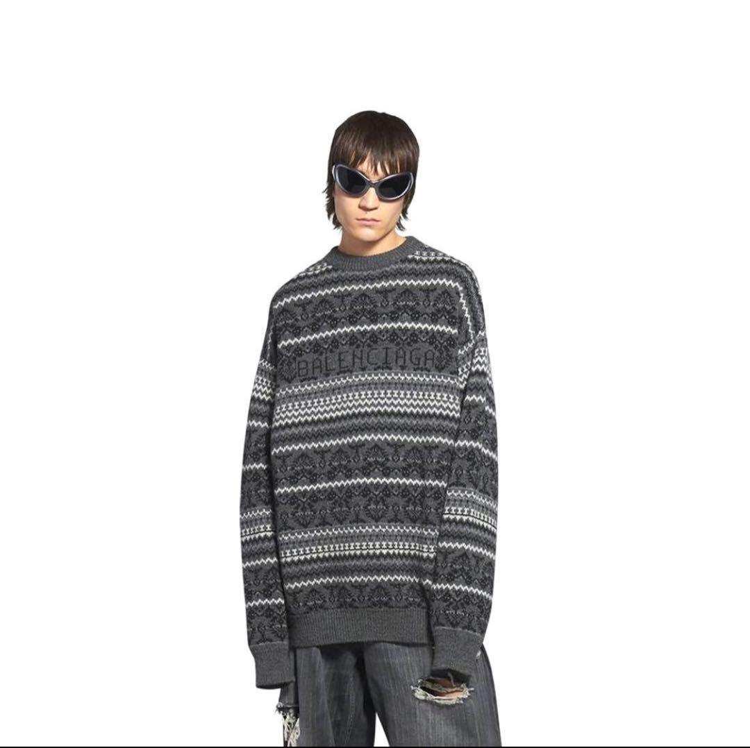 BALENCIAGA バレンシアガ 21AWフェアアイルニット