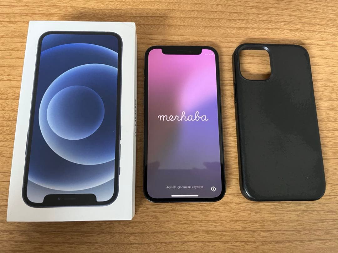 iPhone 12mini 256GB SIMフリー　ミッドナイト　タッチ難有