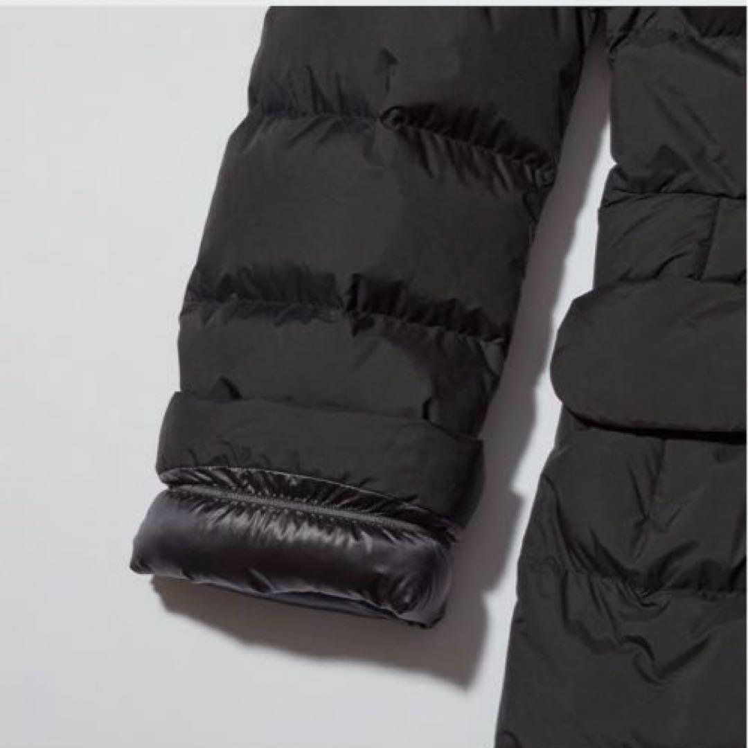 UNIQLO ユニクロ +J ウルトラライトダウンフーデットコート M ブラック