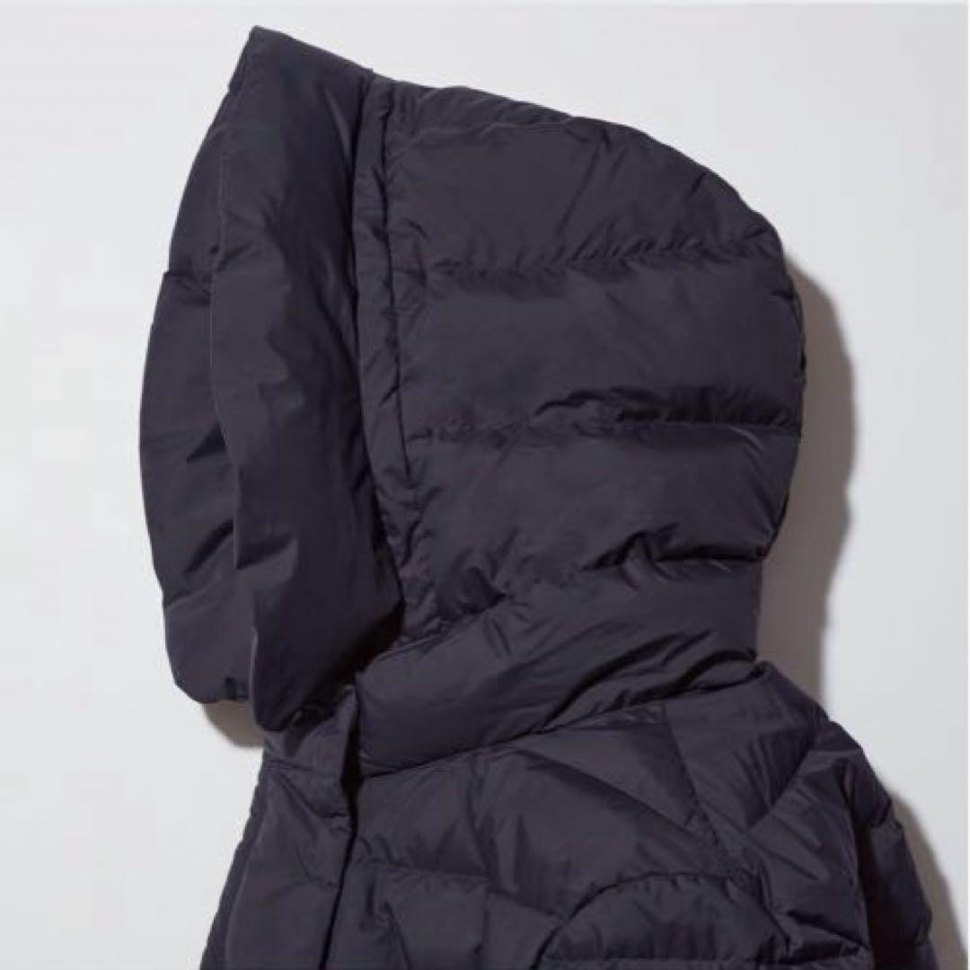 UNIQLO ユニクロ +J ウルトラライトダウンフーデットコート M ブラック