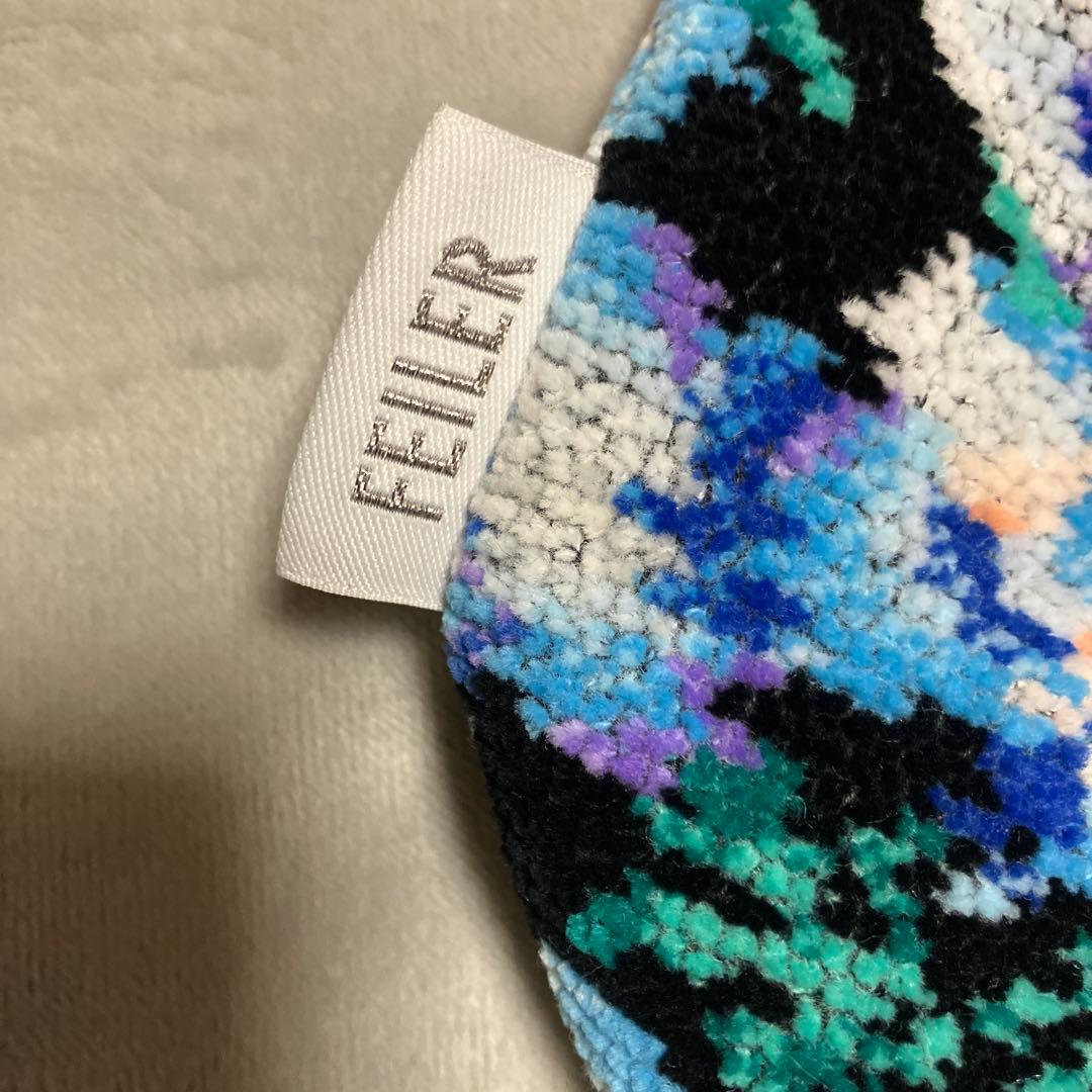 フェイラー　花柄刺繍ショルダーバッグ