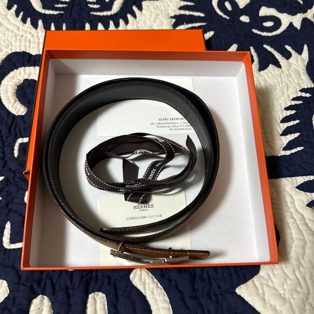 HERMES ／コンスタンス　リバーシブルレザー ベルト