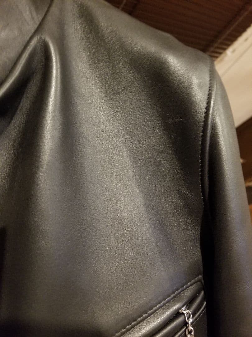 超★美品！Schott　641xx 32　シングルライダース　黒　牛革