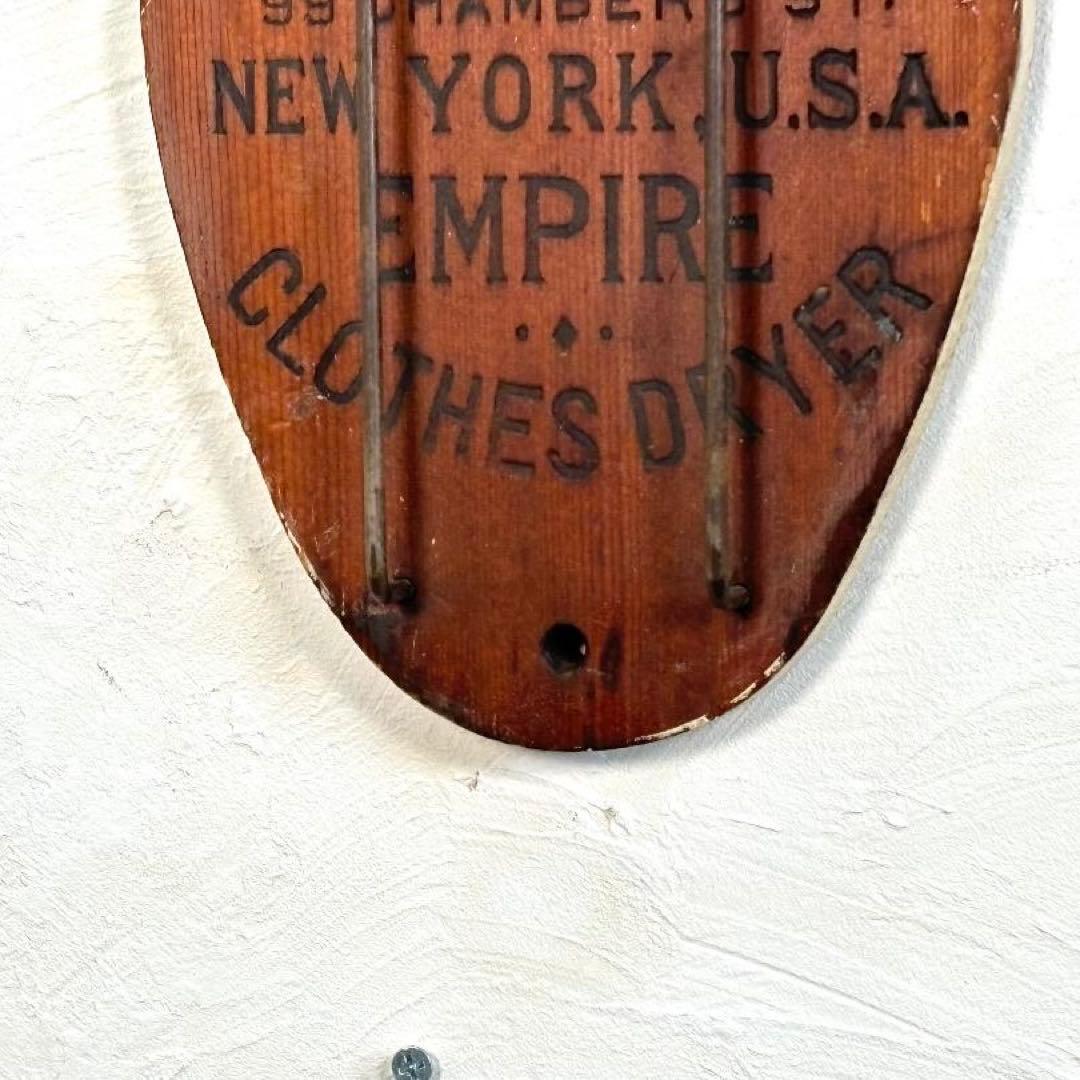 アメリカ ビンテージ壁掛ドライハンガー タオルハンガー古着アンティーク好きの方に