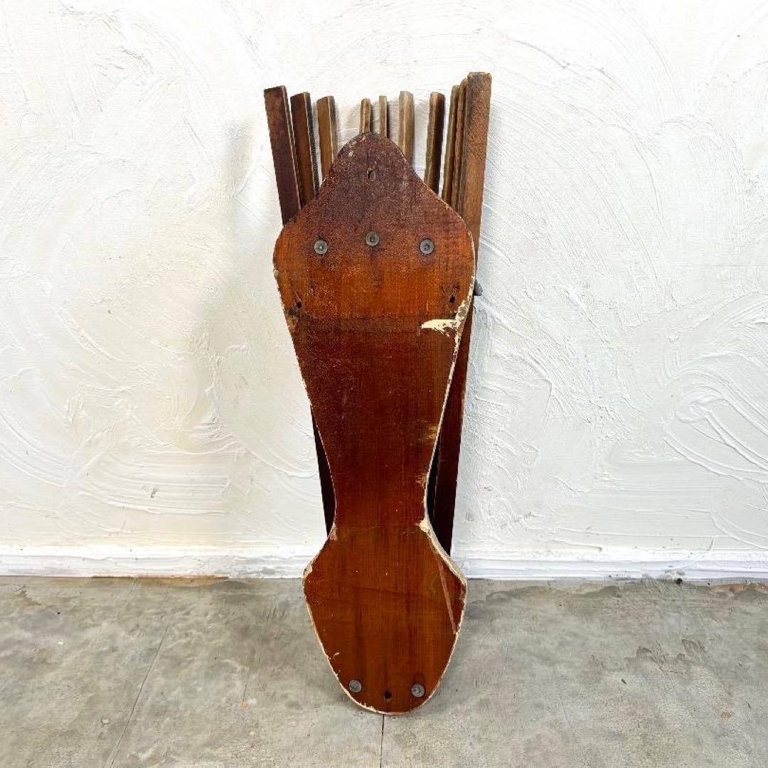 アメリカ ビンテージ壁掛ドライハンガー タオルハンガー古着アンティーク好きの方に