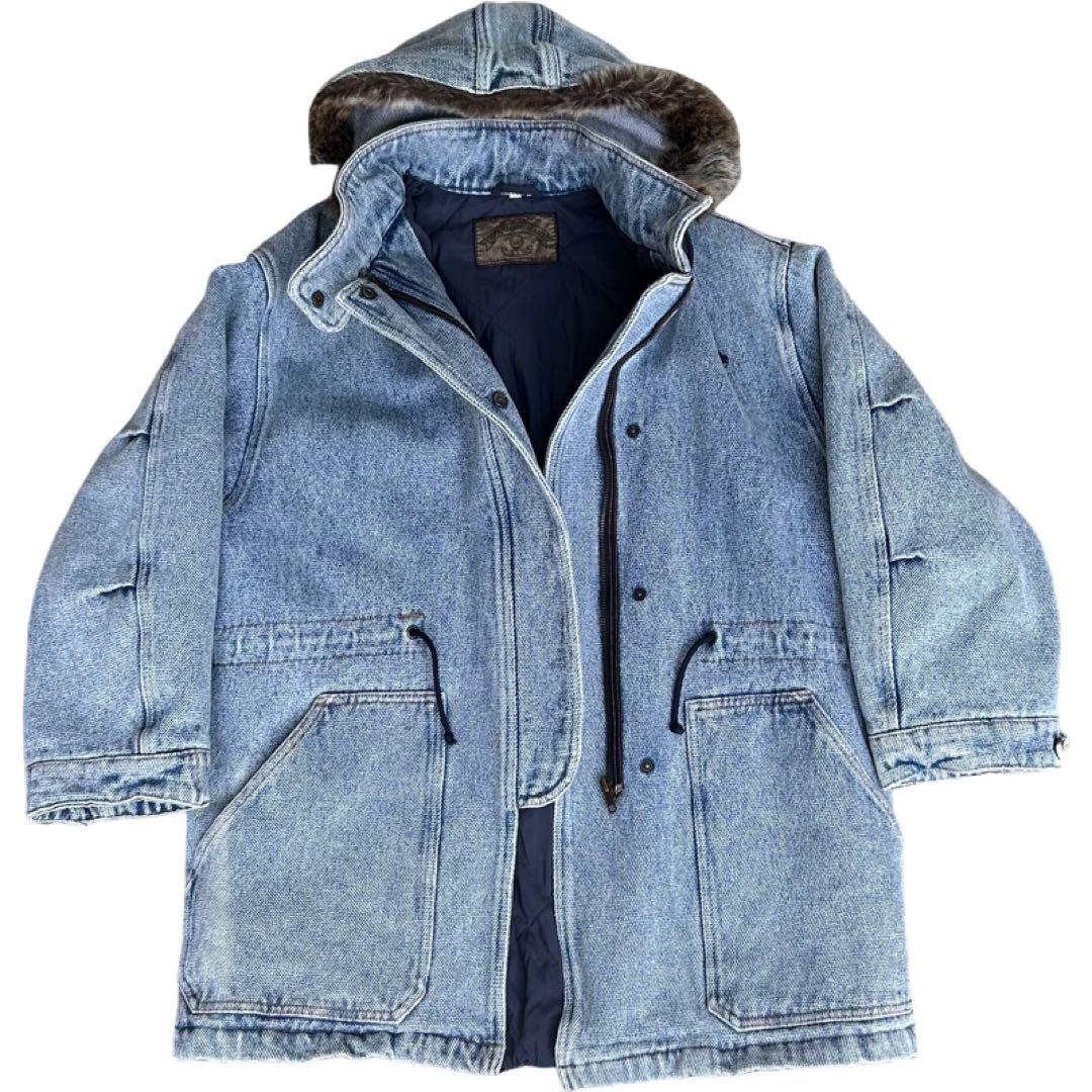 激レア ARMANI JEANS denim コート イタリア製 vintage