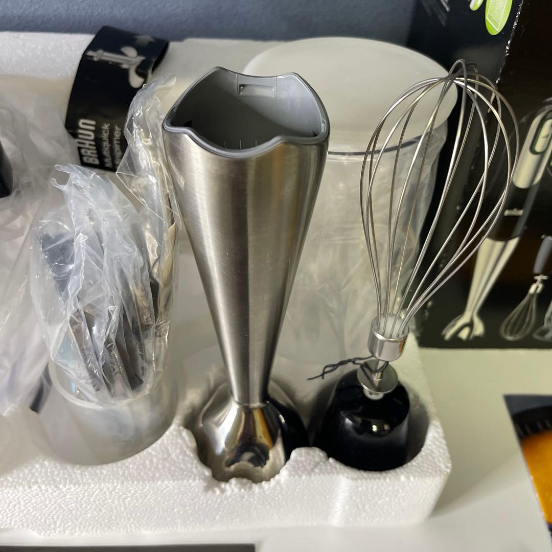 【美品】BRAUN ブラウン マルチクイック7 ハンドブレンダー MQ775
