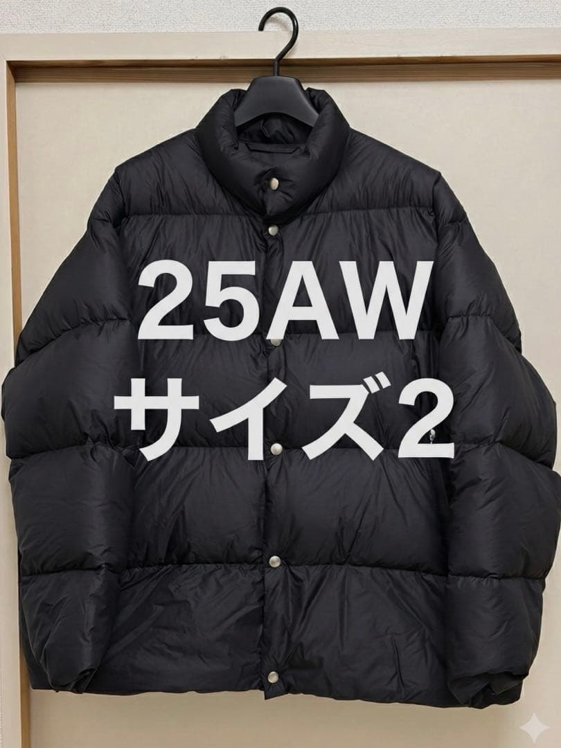 COMOLI 25AW ナイロンダウンジャケット サイズ2
