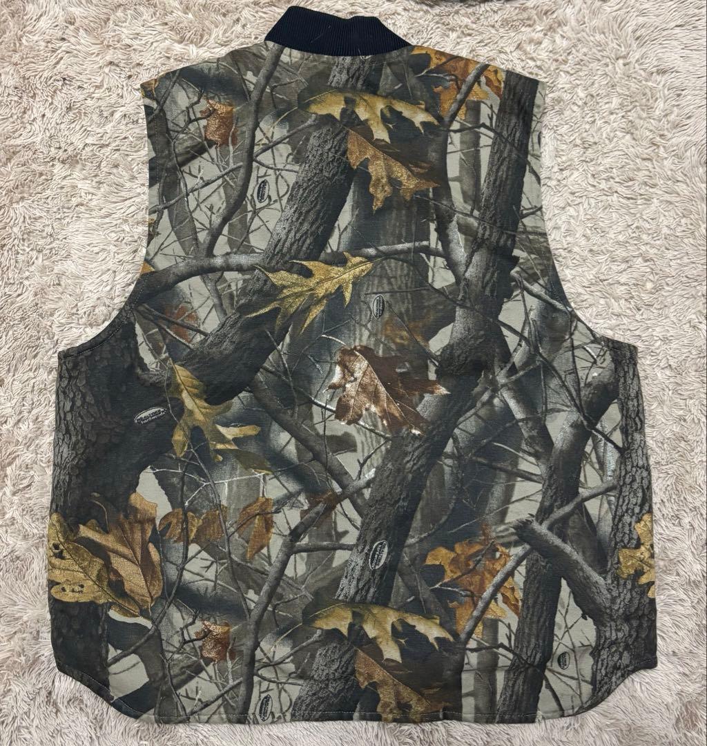 カーハート　ダックベスト　リアルツリー　ブラウン　XLサイズ