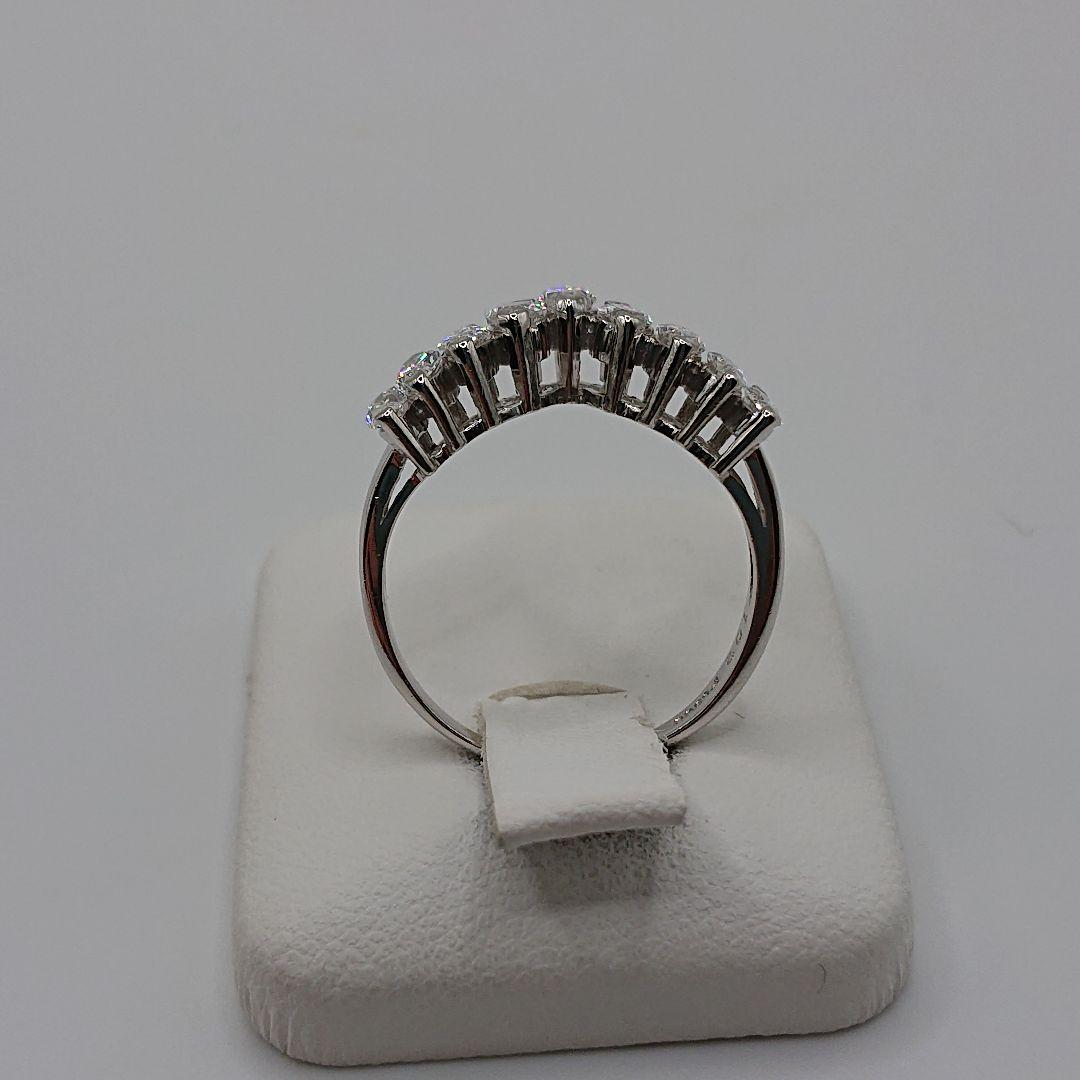 ハメル准将様1カラットUPマーキース 天然ダイヤモンドリング V字プラチナ900