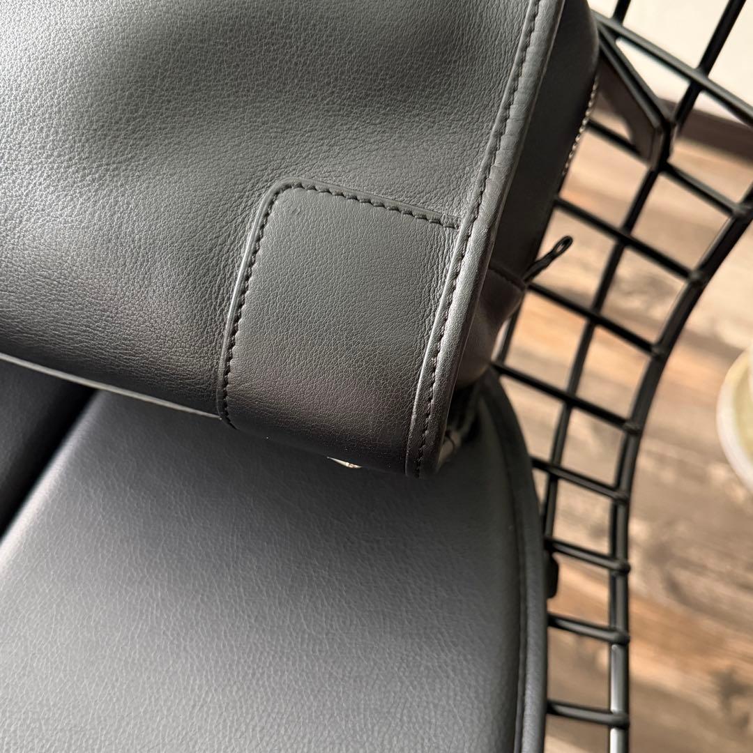 LOEWE アマソナ 28 ブラック ナパカーフレザー ハンドバッグ