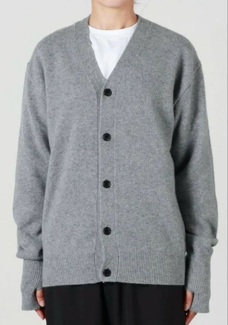 トップス HYKE LAMBSWOOL CARDIGAN