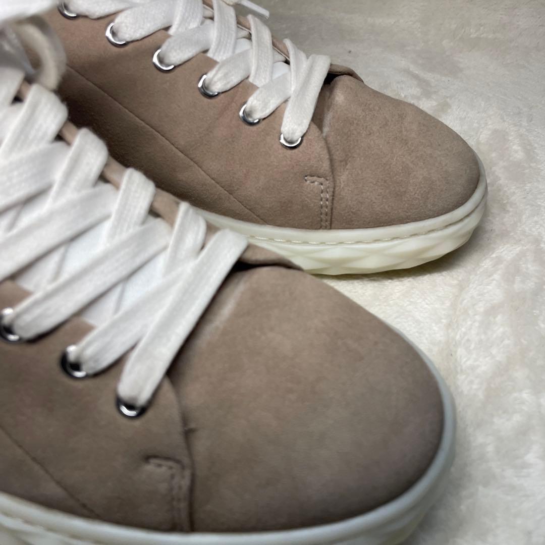 【美品】JIMMY CHOO DIAMOND LIGHT スニカー 42