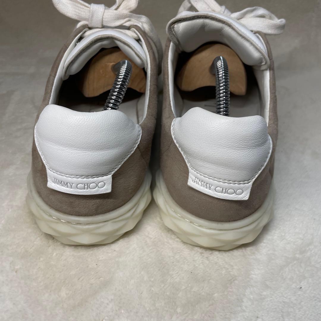 【美品】JIMMY CHOO DIAMOND LIGHT スニカー 42