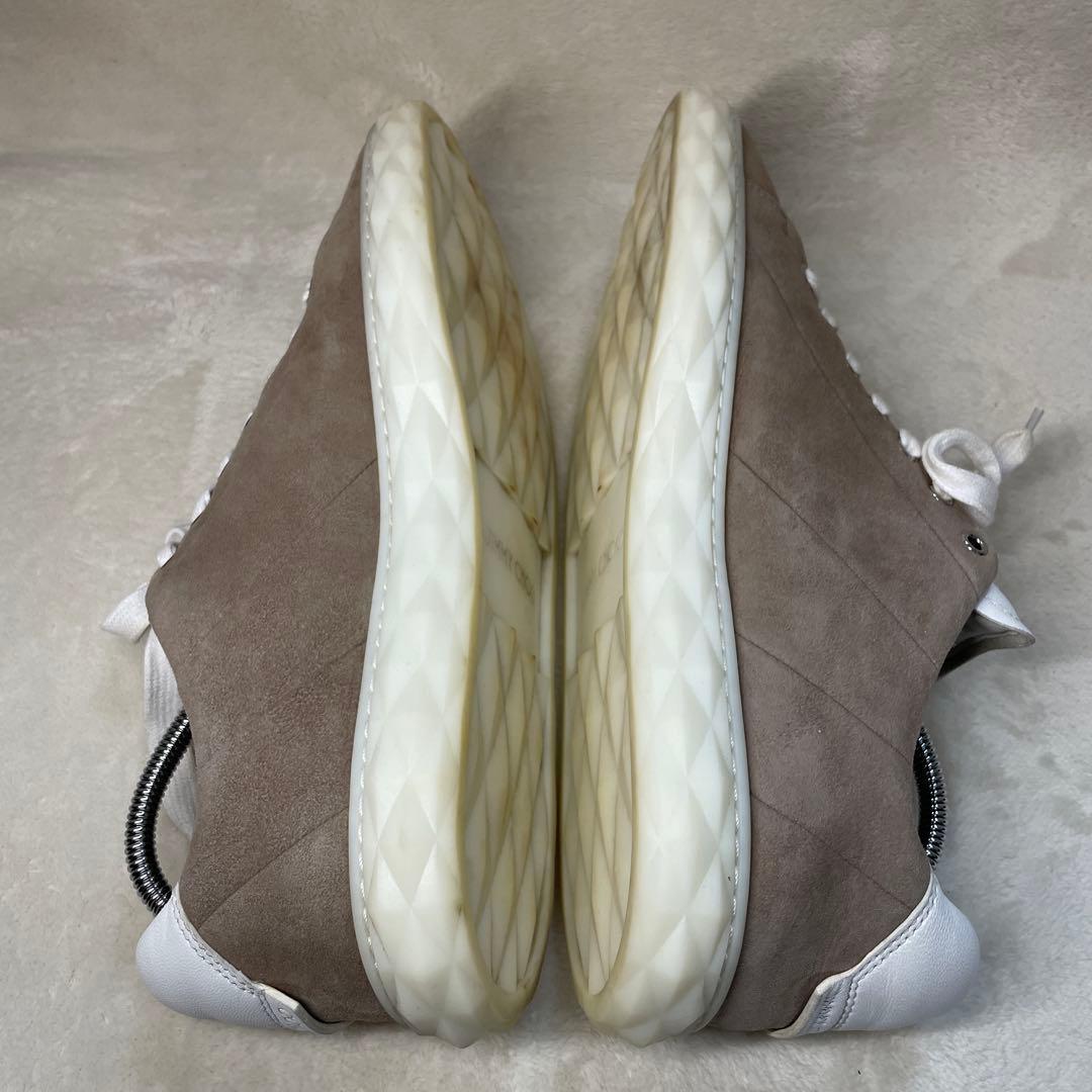 【美品】JIMMY CHOO DIAMOND LIGHT スニカー 42