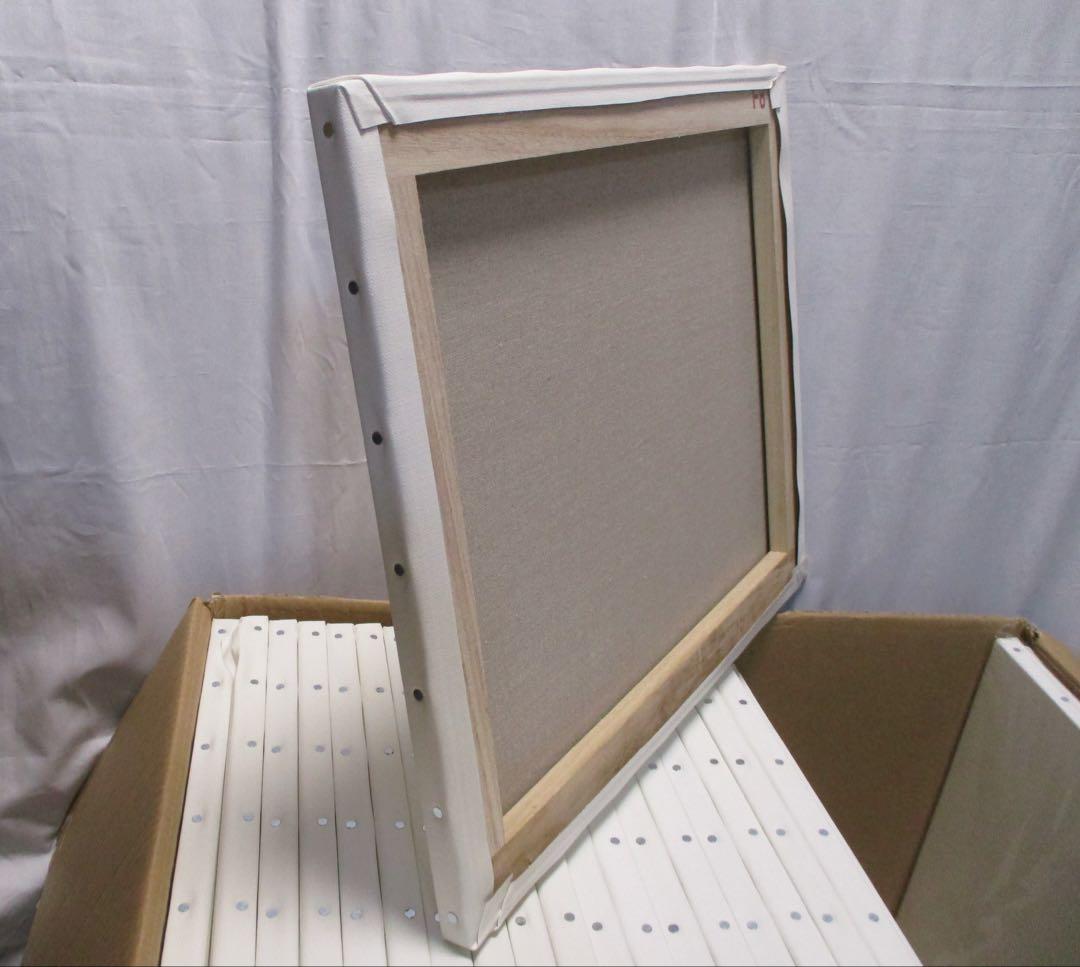 M250418Q160★ 油絵 純麻張キャンパス F8 21枚