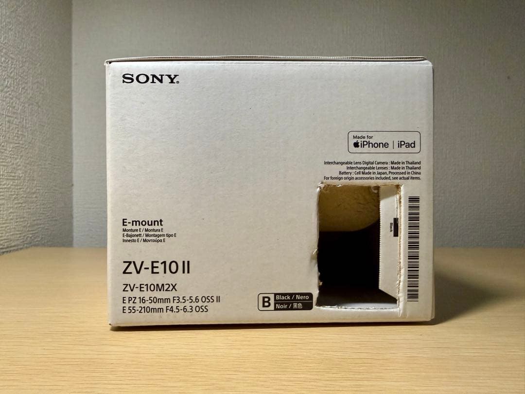 【土日限定】SONY ZV-E10 II　ダブルズームレンズキット　ブラック