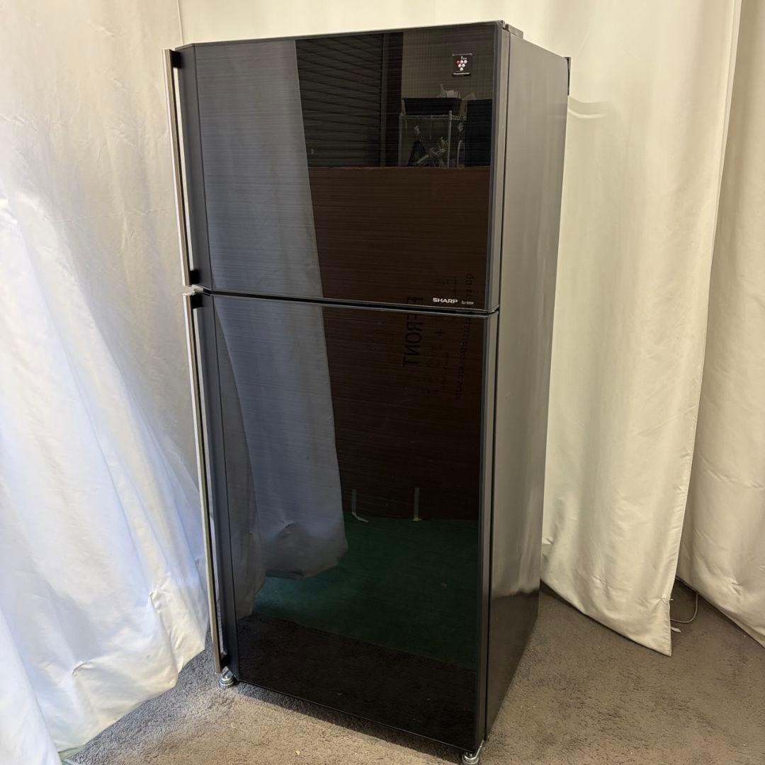 71　特別価格　冷蔵庫　SHARP　大型　500-600ℓ　黒　右開き　設置無料