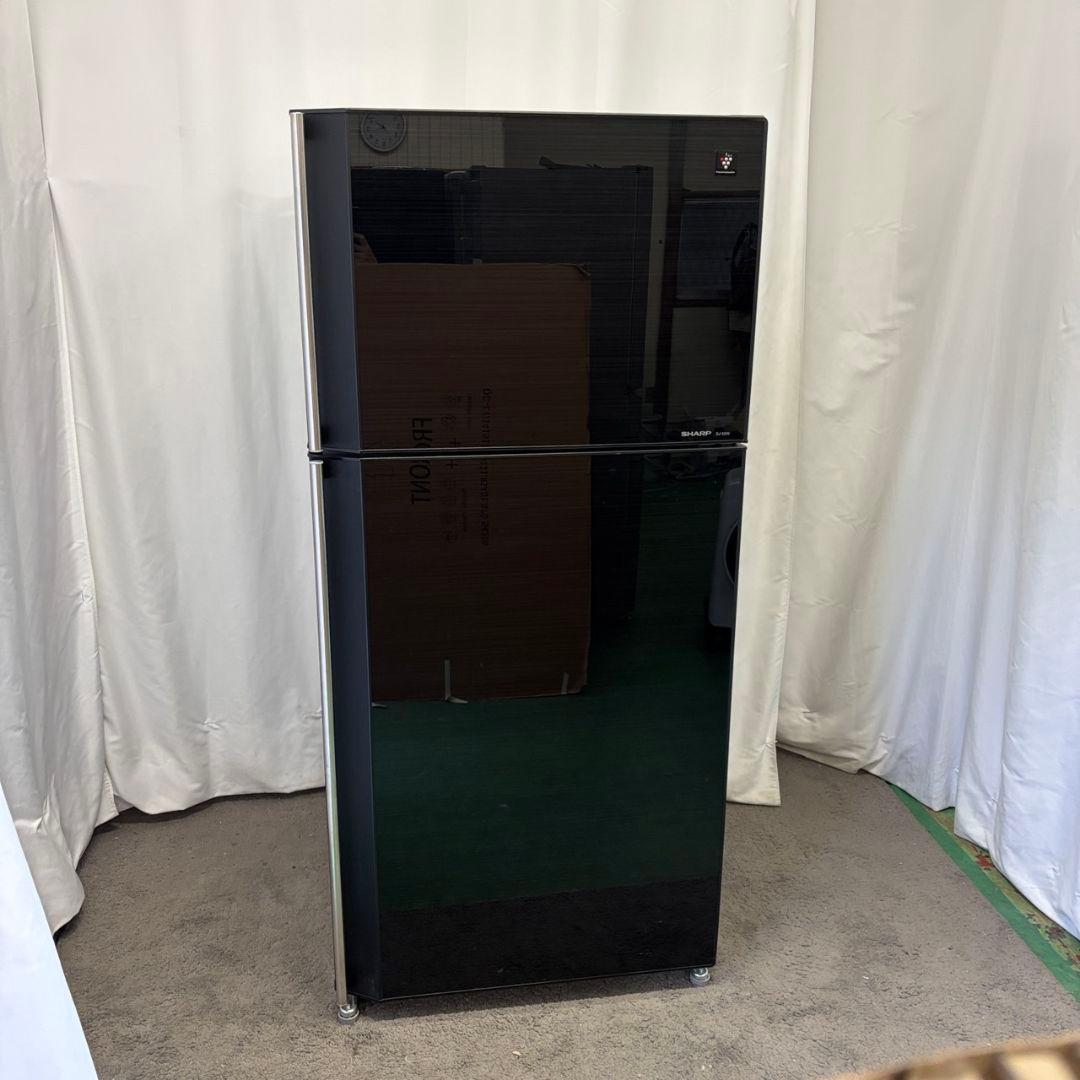71　特別価格　冷蔵庫　SHARP　大型　500-600ℓ　黒　右開き　設置無料