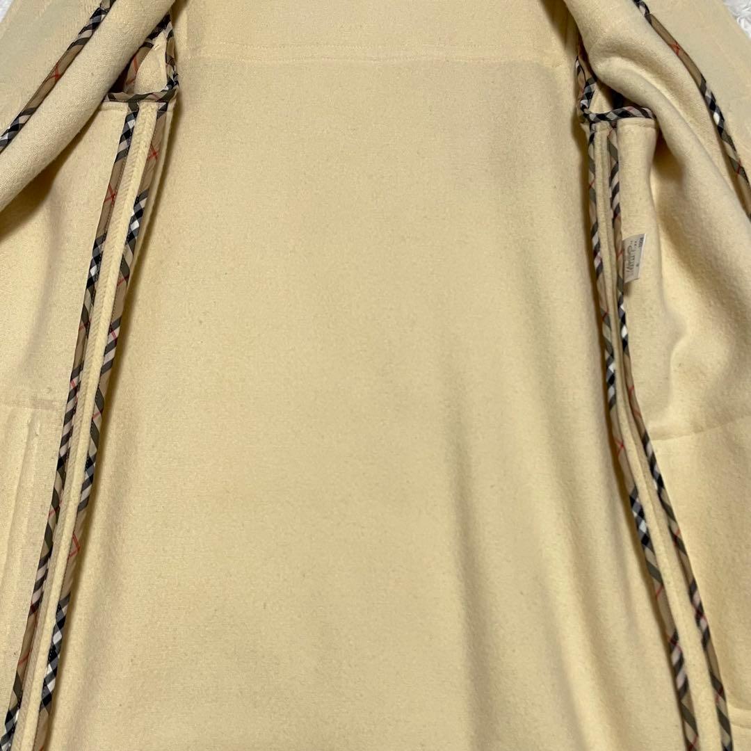 BURBERRY ダッフルコート ヘリンボーン ウール ムーアブルック 水牛