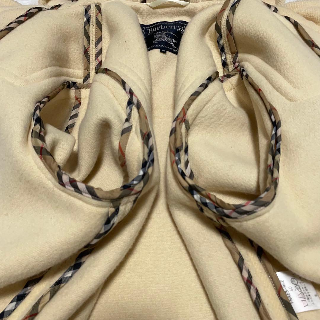 BURBERRY ダッフルコート ヘリンボーン ウール ムーアブルック 水牛
