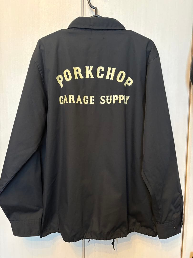 PorkChop ブラック コーチジャケット