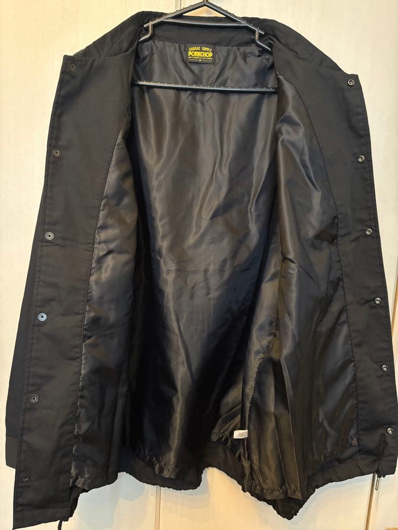 PorkChop ブラック コーチジャケット