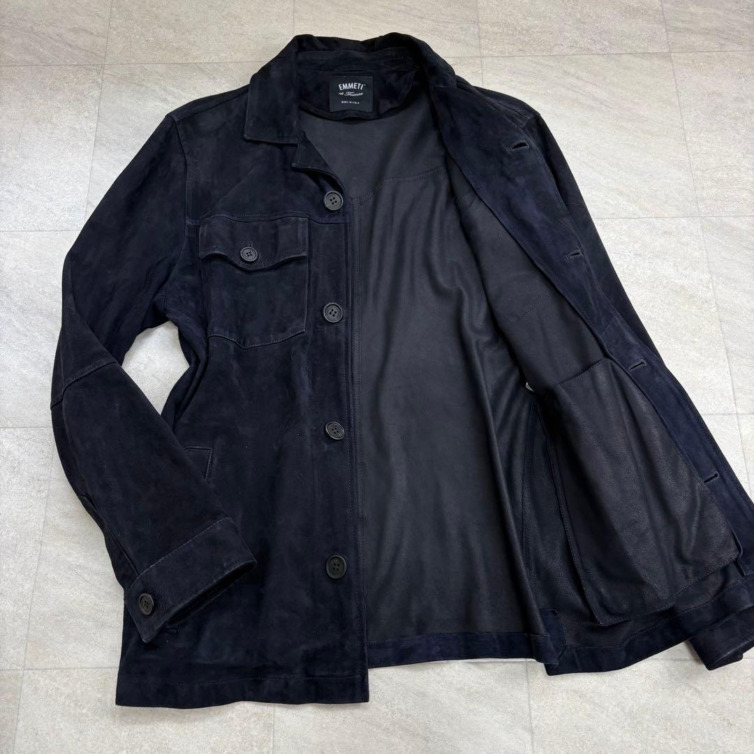 EMMETI エンメティ ビームス別注 スエード レザージャケット M65