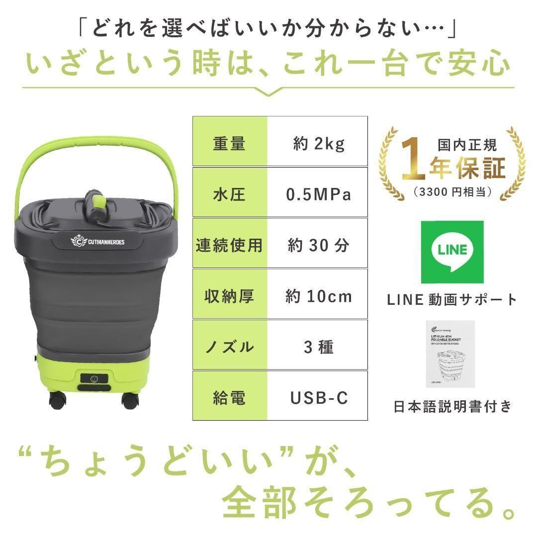 CUTMAN HEROES 高圧洗浄機 本体 グレー/ホワイト 2863