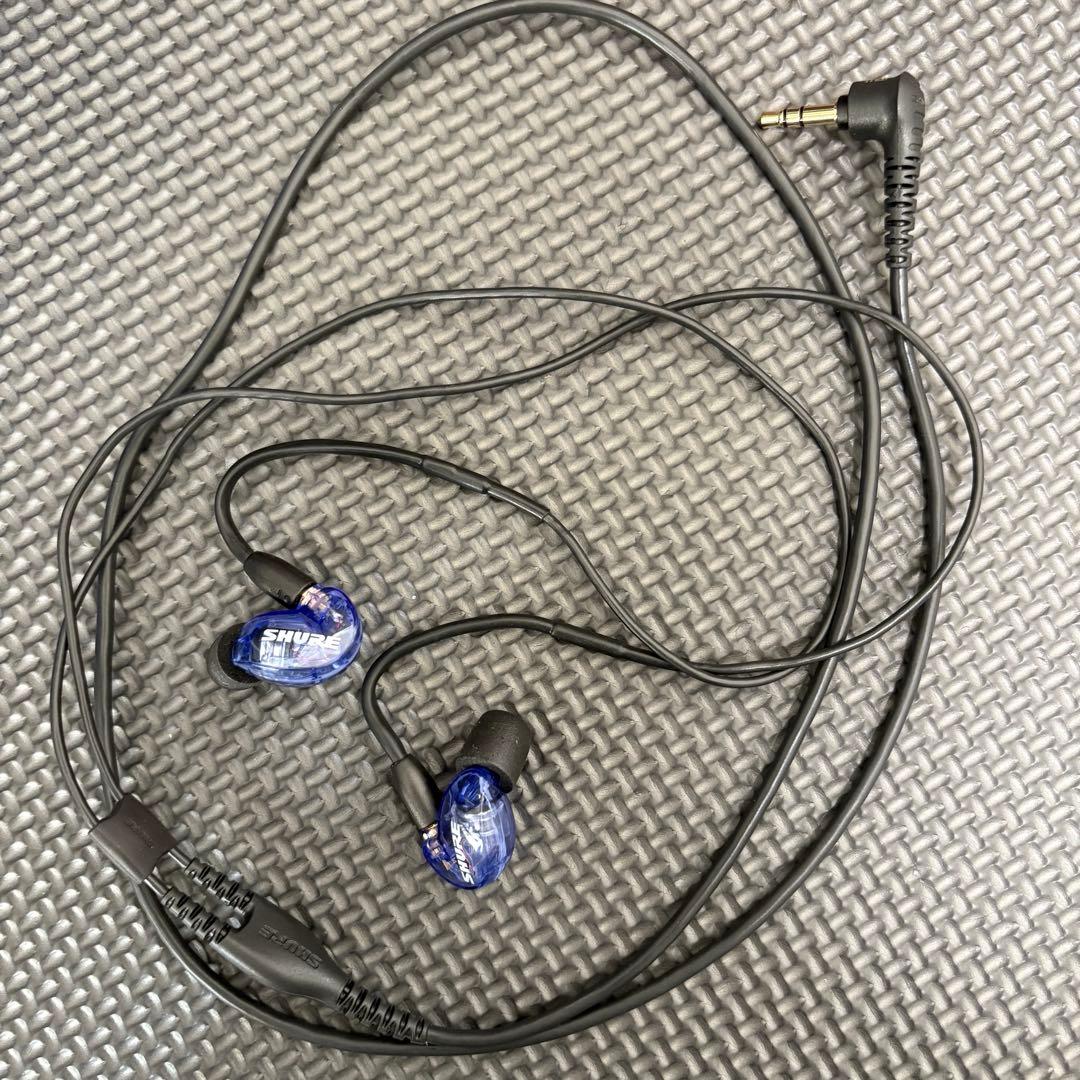 SHURE SE215 パープル　シュア　イヤホン