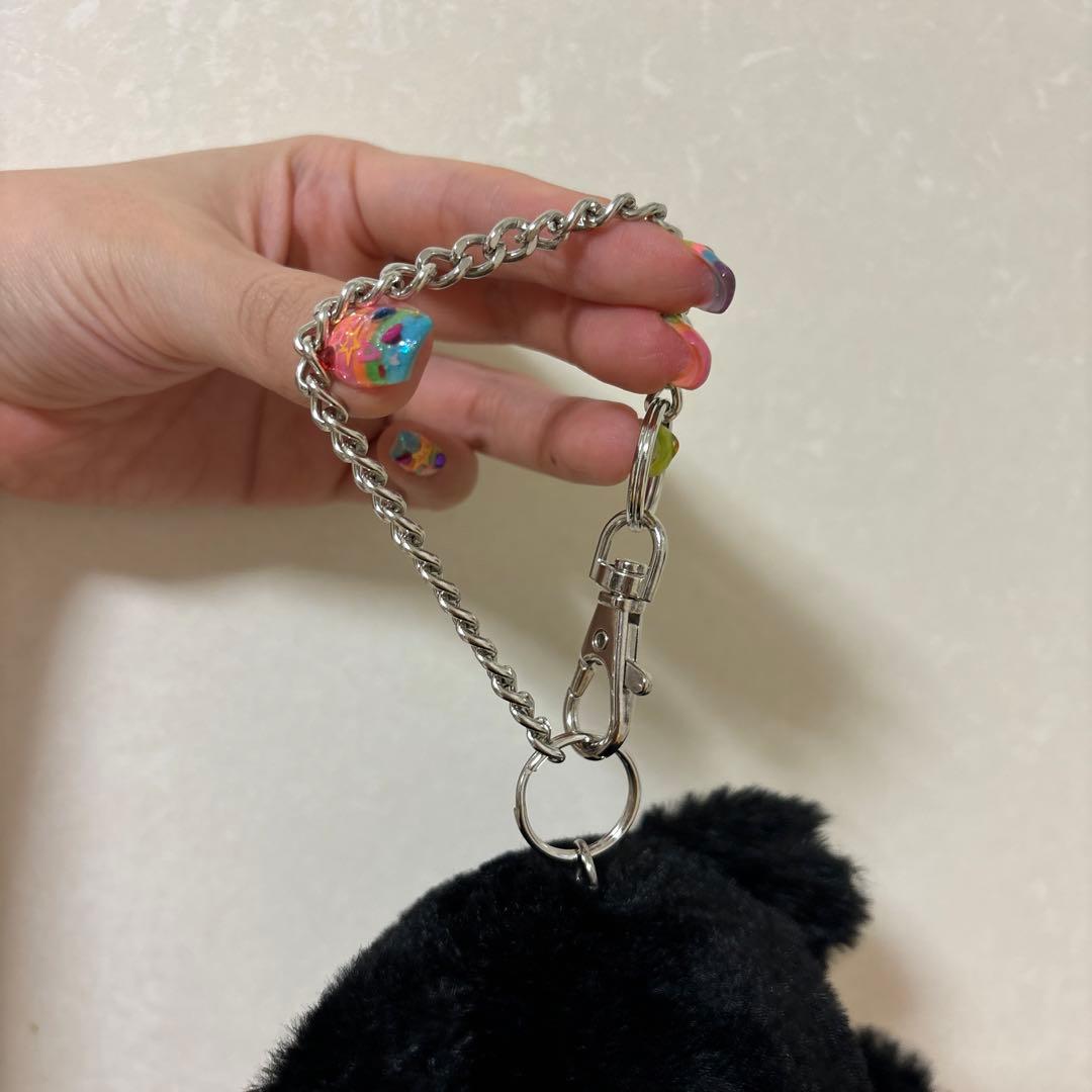 vaquera キーホルダー　クマ　ベア　黒　バケラ　ブラ