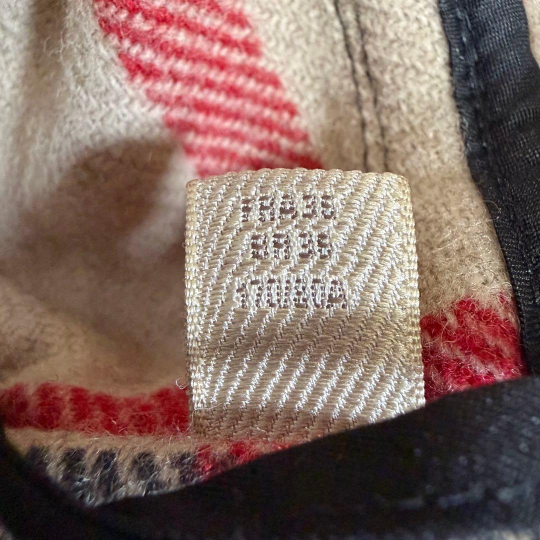 【極美品】バーバリーブリット　ダッフルコート　メガチェック　金ボタン　黒　S